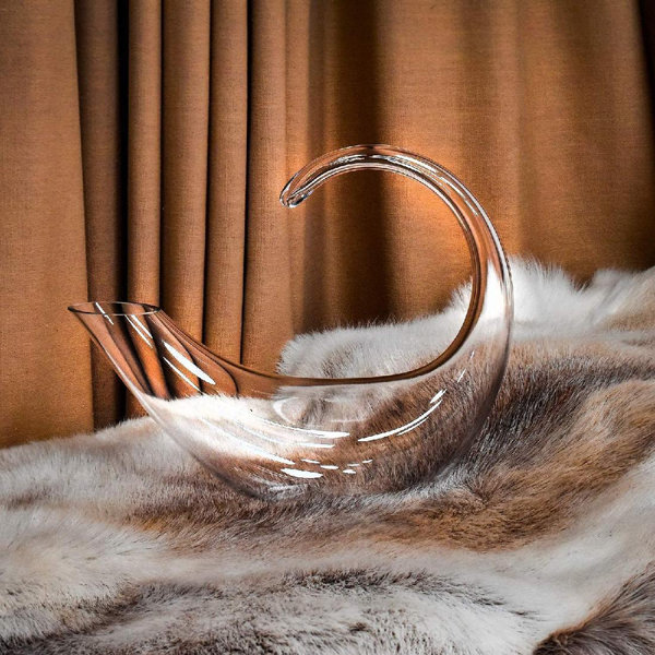 Orren Ellis Scorpion Wine Decanter 100 Hand Blown Crystal Glass With